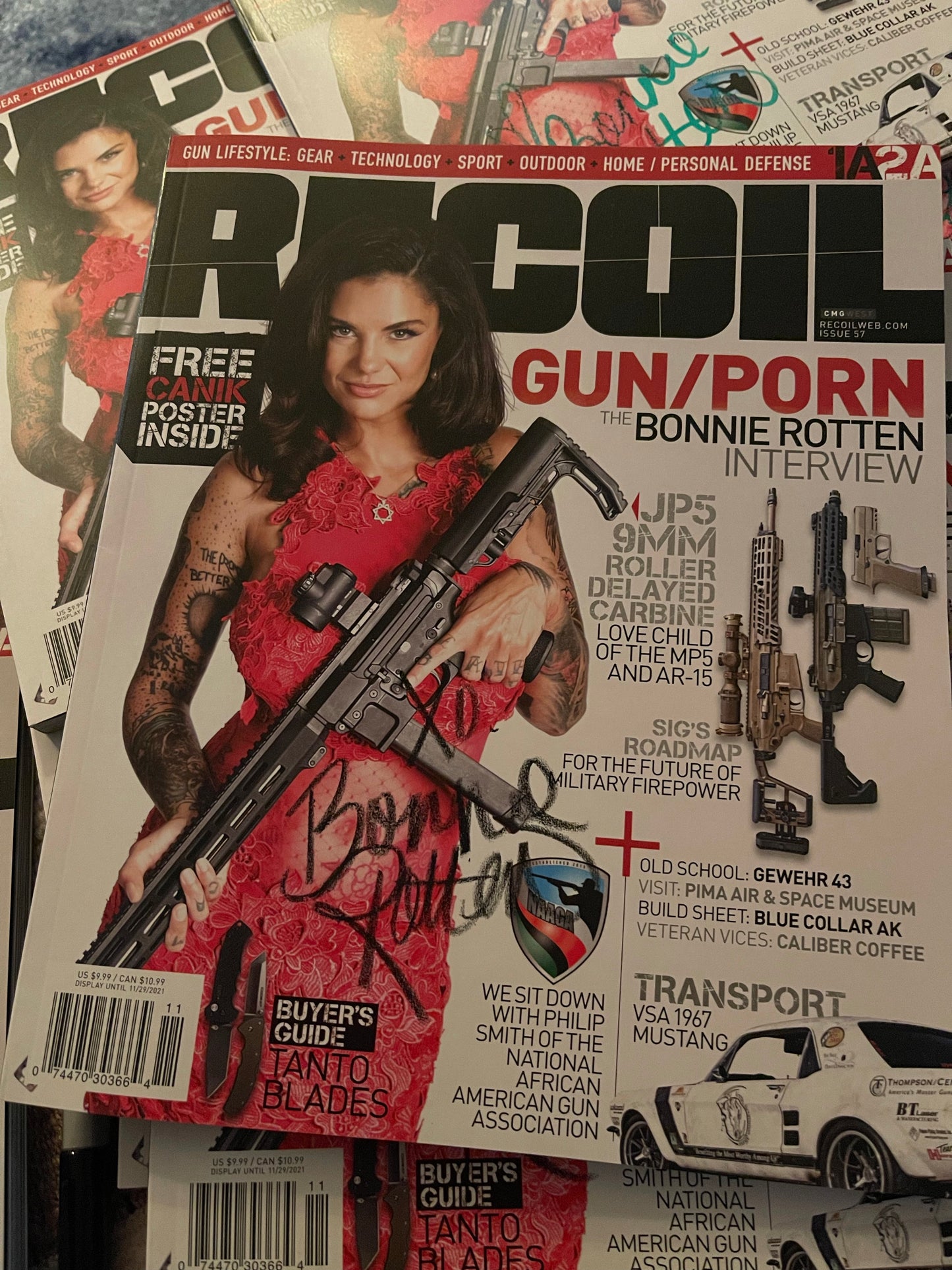 Autographed Recoil Magazine!